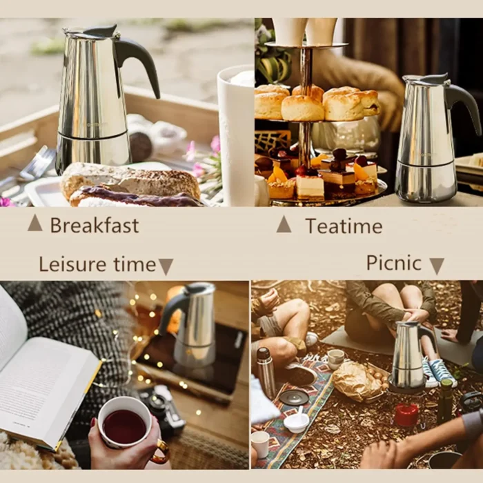 4/Cups-Moka Coffee Maker - Image 2
