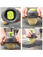 Multifunctional vegetable chopper set, fruit slicer - Image 6