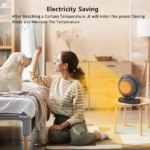 Portable Mini Electric Heater with Thermostat, Desk Heating Fans - Image 4