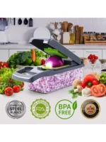 Multifunctional vegetable chopper set, fruit slicer - Image 3